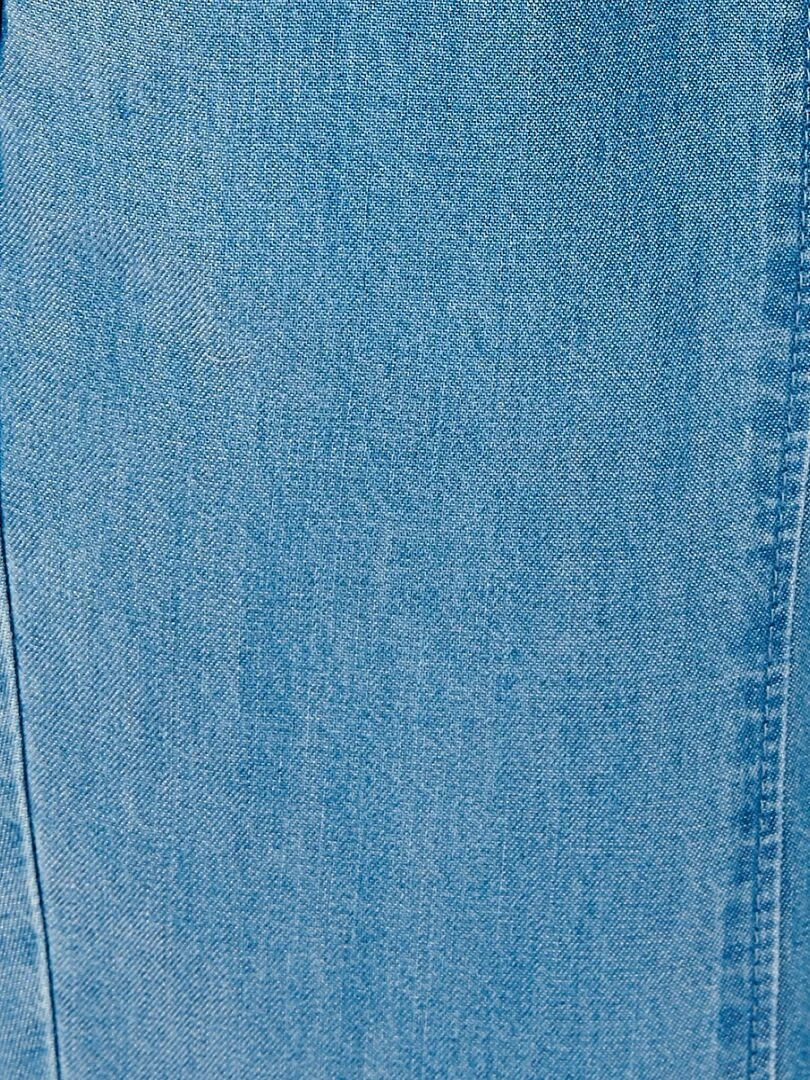 Pantacourt fibres lyocell Tencel(TM)    Damart   Bleu