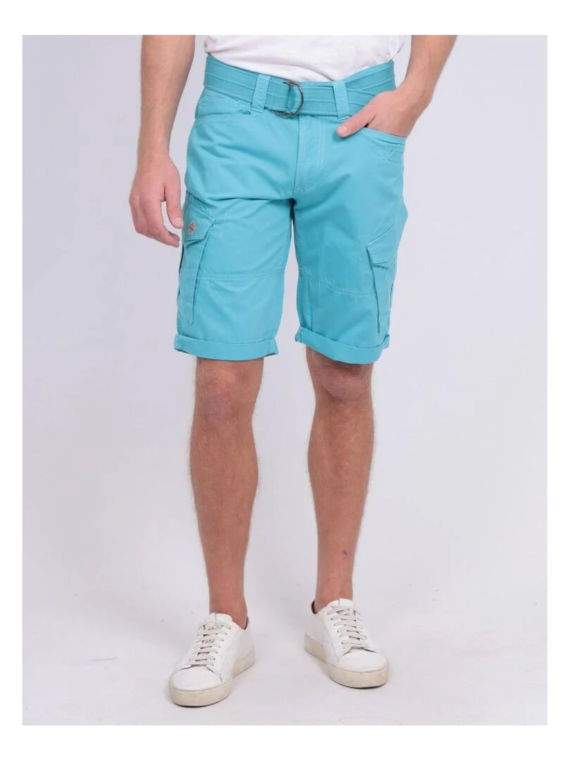 Bermuda battle BATISTIN Bleu turquoise