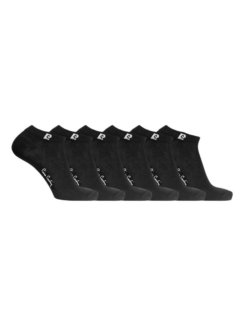Lot de 6 paires de chaussettes tiges courtes Pierre Cardin Pierrecardin Noir