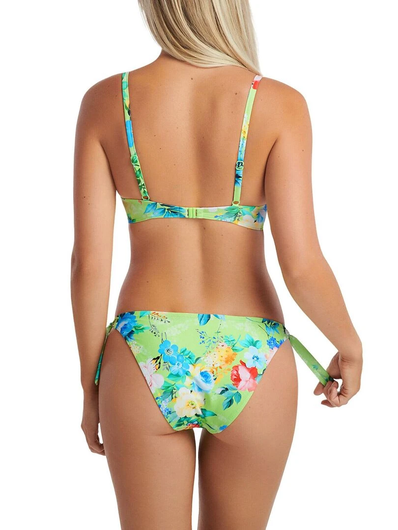 Bas maillot slip de bain à nouettes Manila   Vert