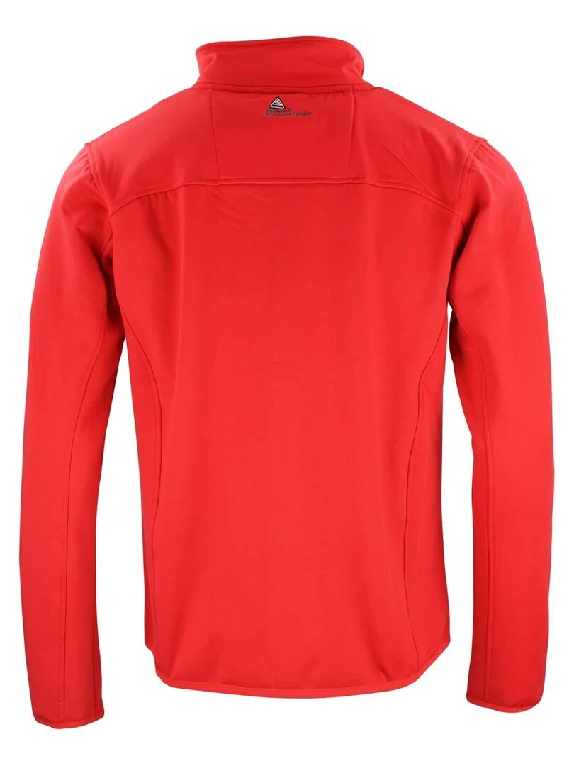 Blouson polar shell homme CANTON PEAK MOUNTAIN Rouge