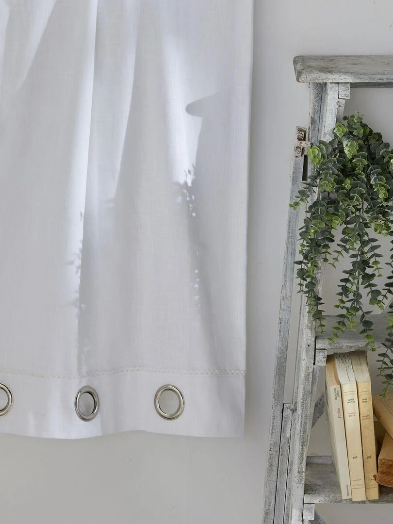 Voilage à œillets 'CHARME' 'TODAY' Blanc