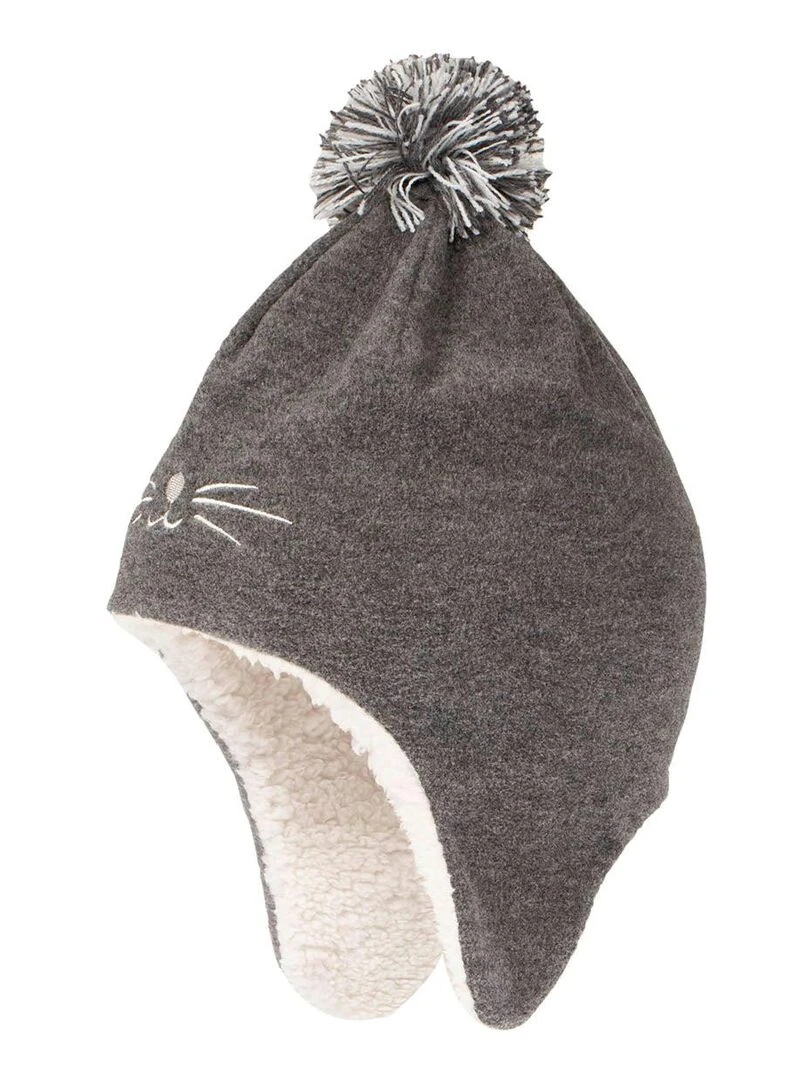 Bonnet péruvien Enfant 2/4 ans Gris Gris Gris