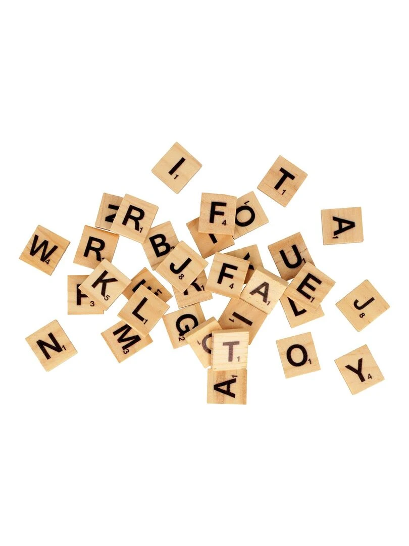 Lettres scrabble en bois N/A