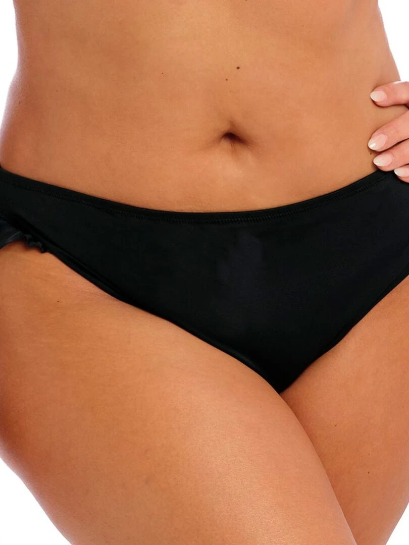 Culotte de bain volantée Plain sailing Noir