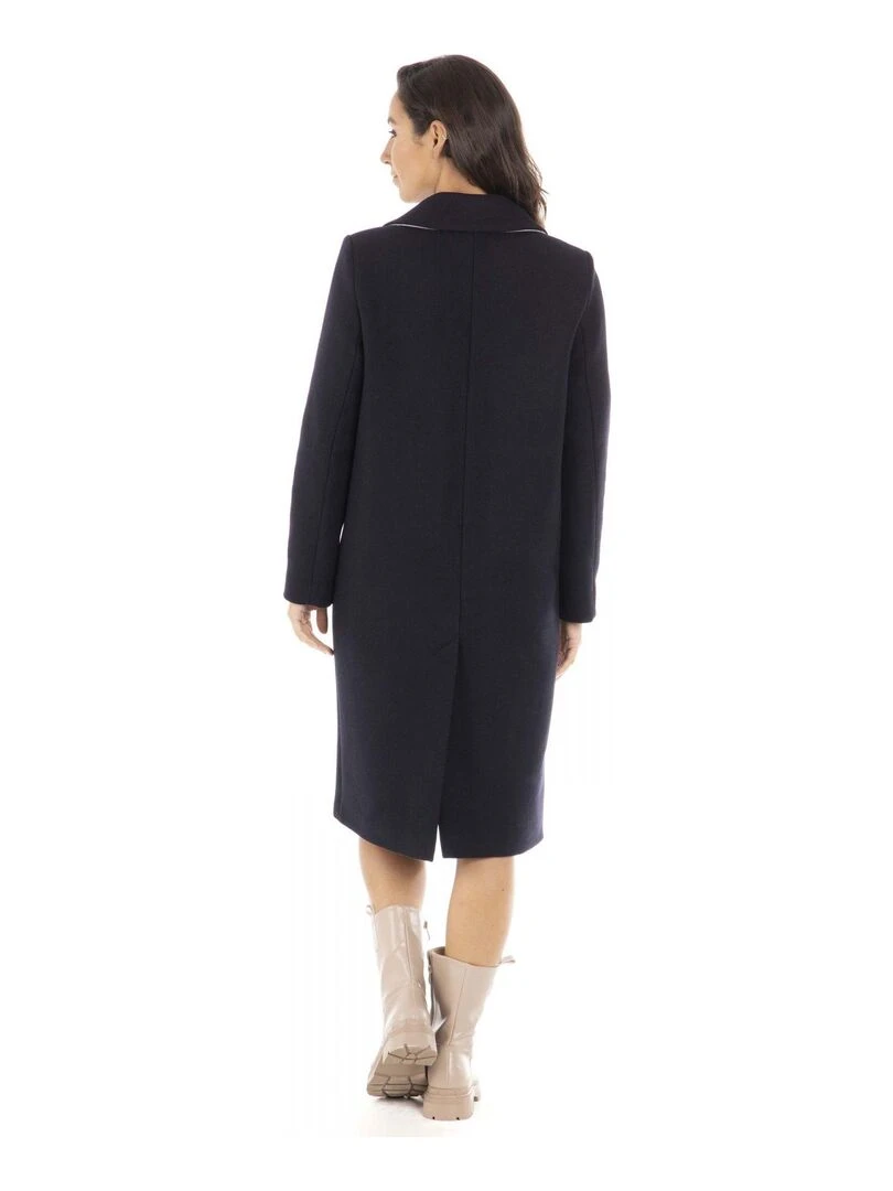 Manteau  MARA   Gérard Pasquier   Bleu marine