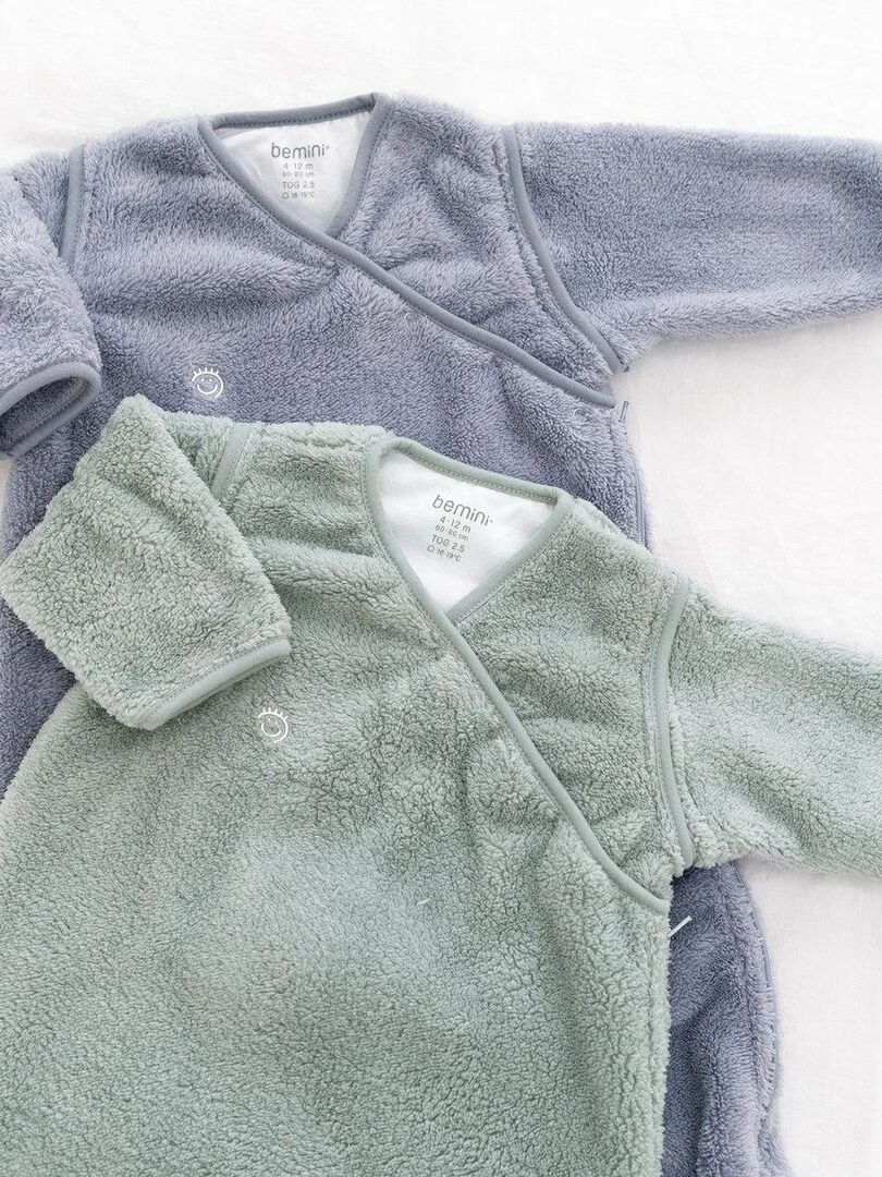 Bemini Gigoteuse  jambes séparables Pady jersey et jersey   Gris foncé
