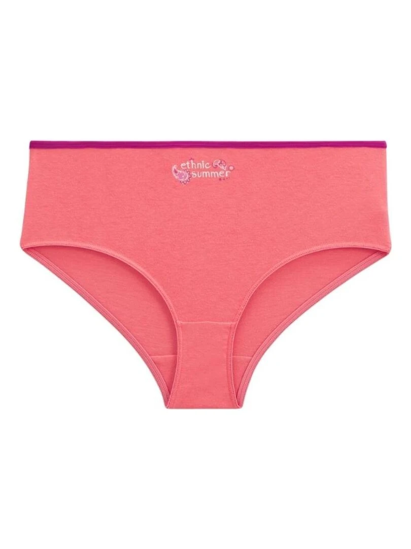 Lot de 3 culottes fille Ethnic Summer   Rose
