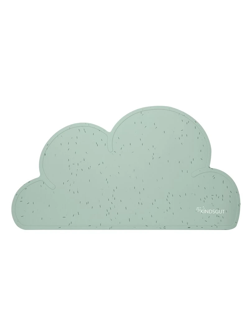 Set de table en forme de nuage en silicone arrose Bleu gris