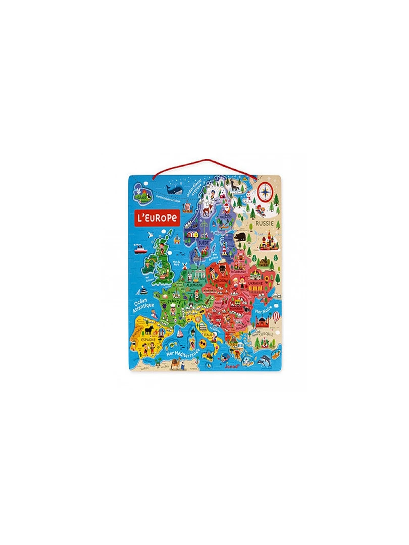 Puzzle Carte Europe Magnetique N/A