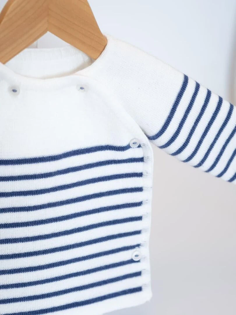 Brassière « Les baigneurs » Blanc Bleu