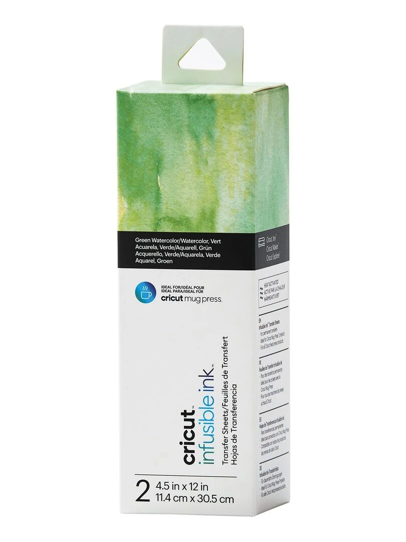 4 feuilles de transfert pour Mug Press   Aquarelle   N/A