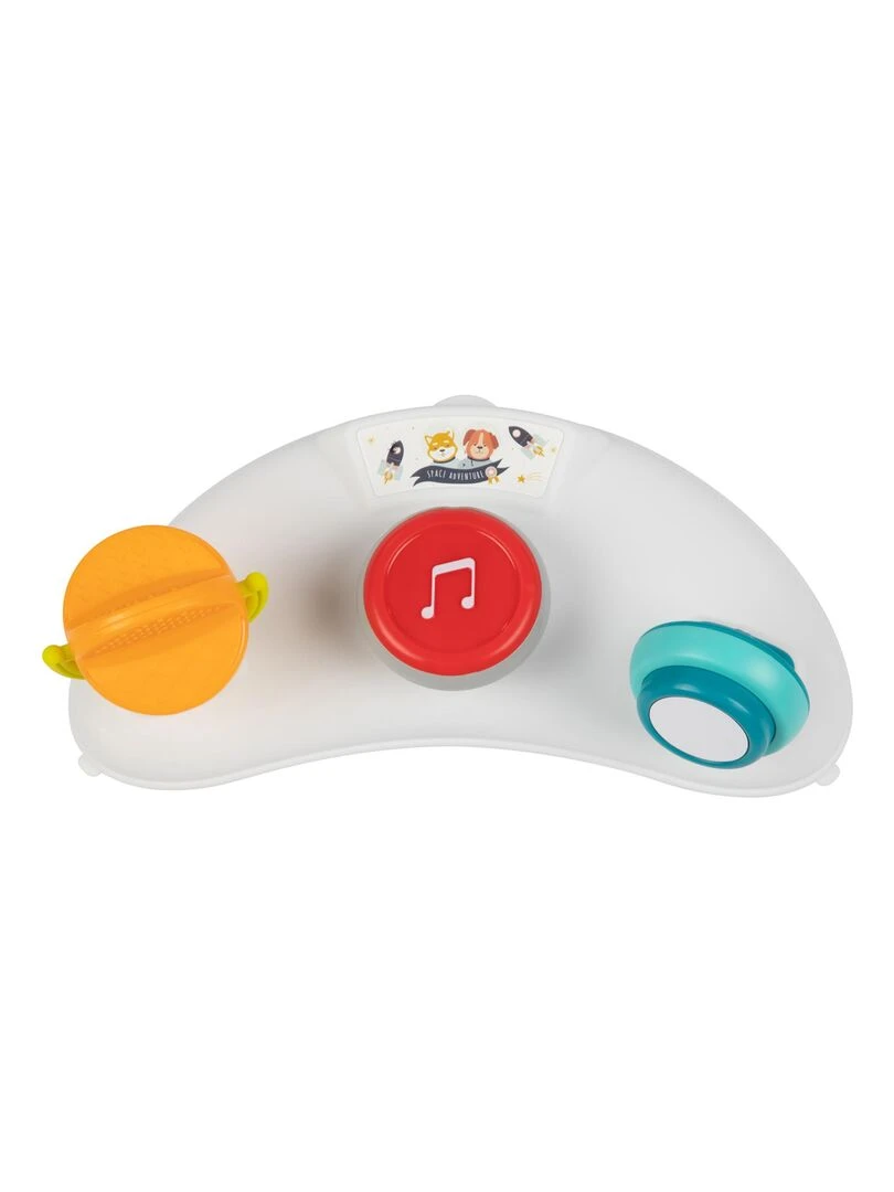 BEBECONFORT Explorer Trotteur bébé  tablette d'activité musicale  De 6 à 18 mois (<12kg)  Happy Day   Blanc Bleu