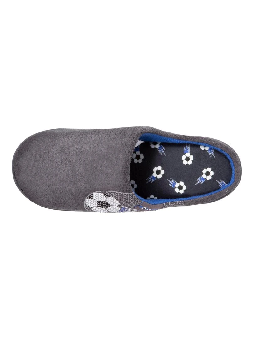 Chaussons mules Junior Foot Gris Gris