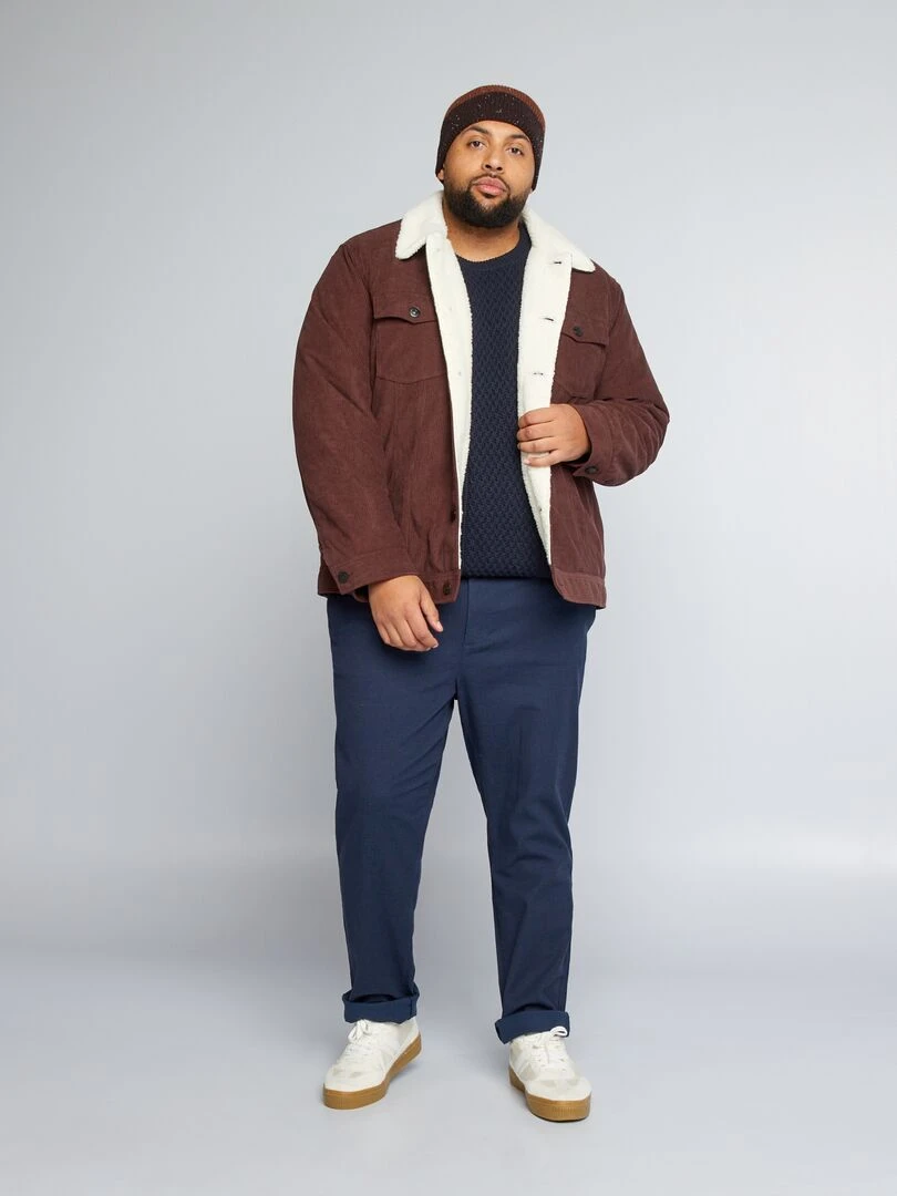 Blouson style aviateur Marron