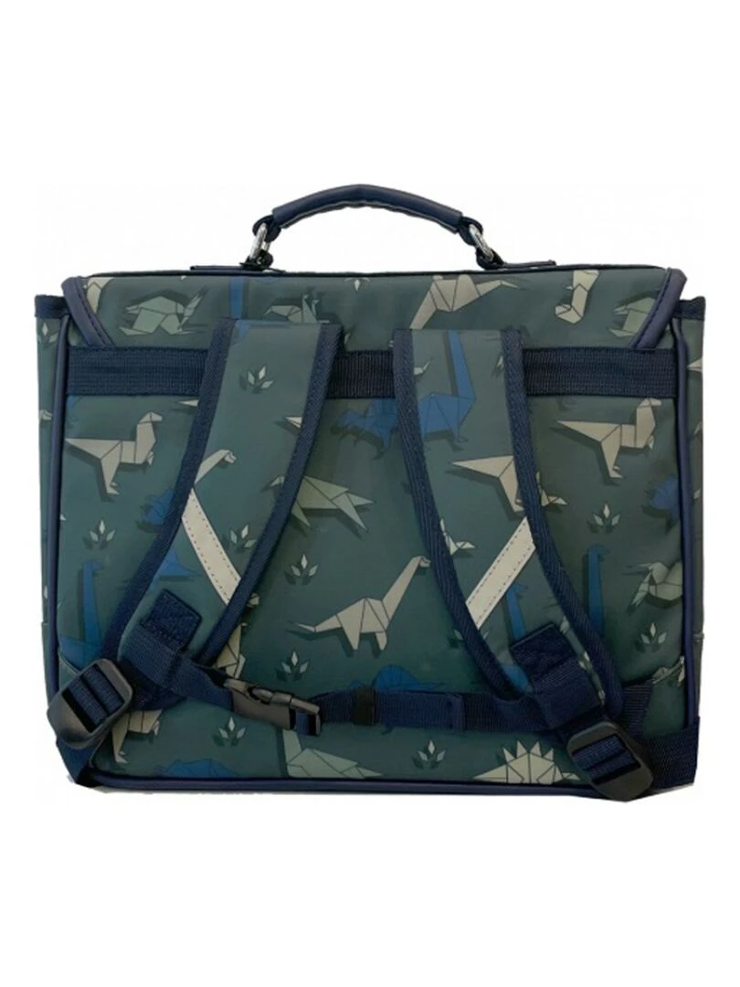 Cartable maternelle Dinogami Vert