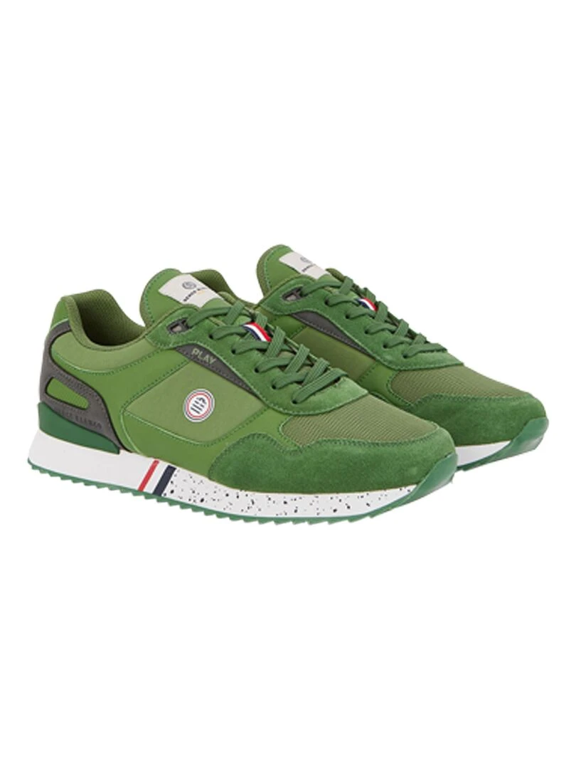 Basket Cuir Serge Blanco Chamonix   Vert