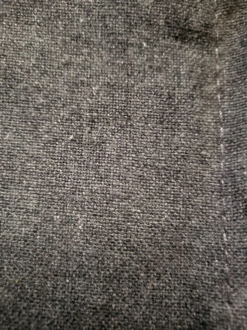 Nappe rectangle coton recycle 140 x 240 cm Grand mistral anthracite   Gris