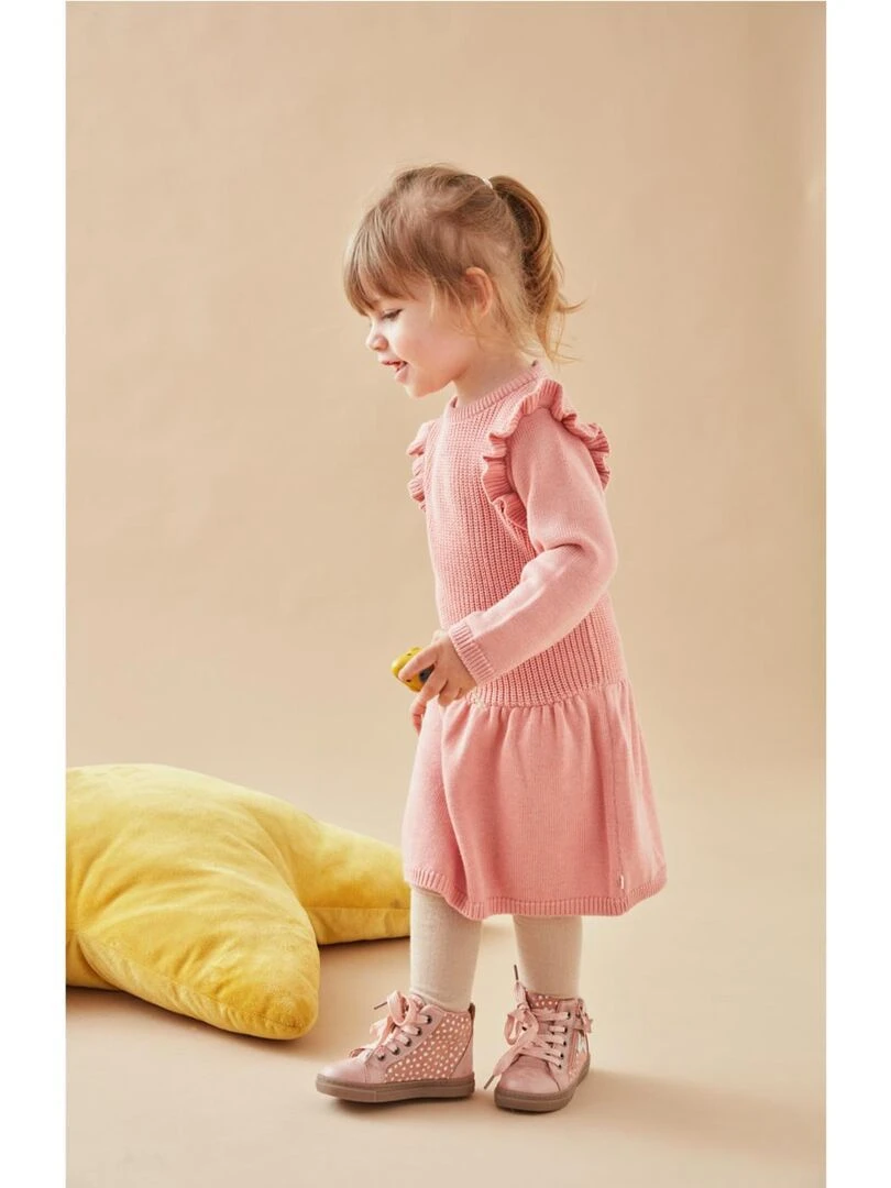 Robe tricot  foncé   Noukie's   Rose