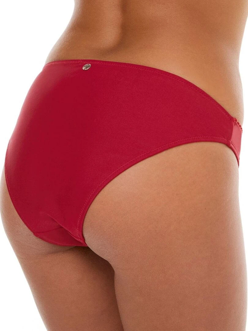 Slip de bain SOLEIL   Brigitte Bardot Bain   Rouge