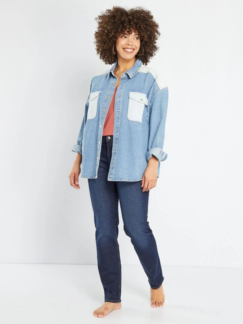 Jean regular L28 Bleu foncé