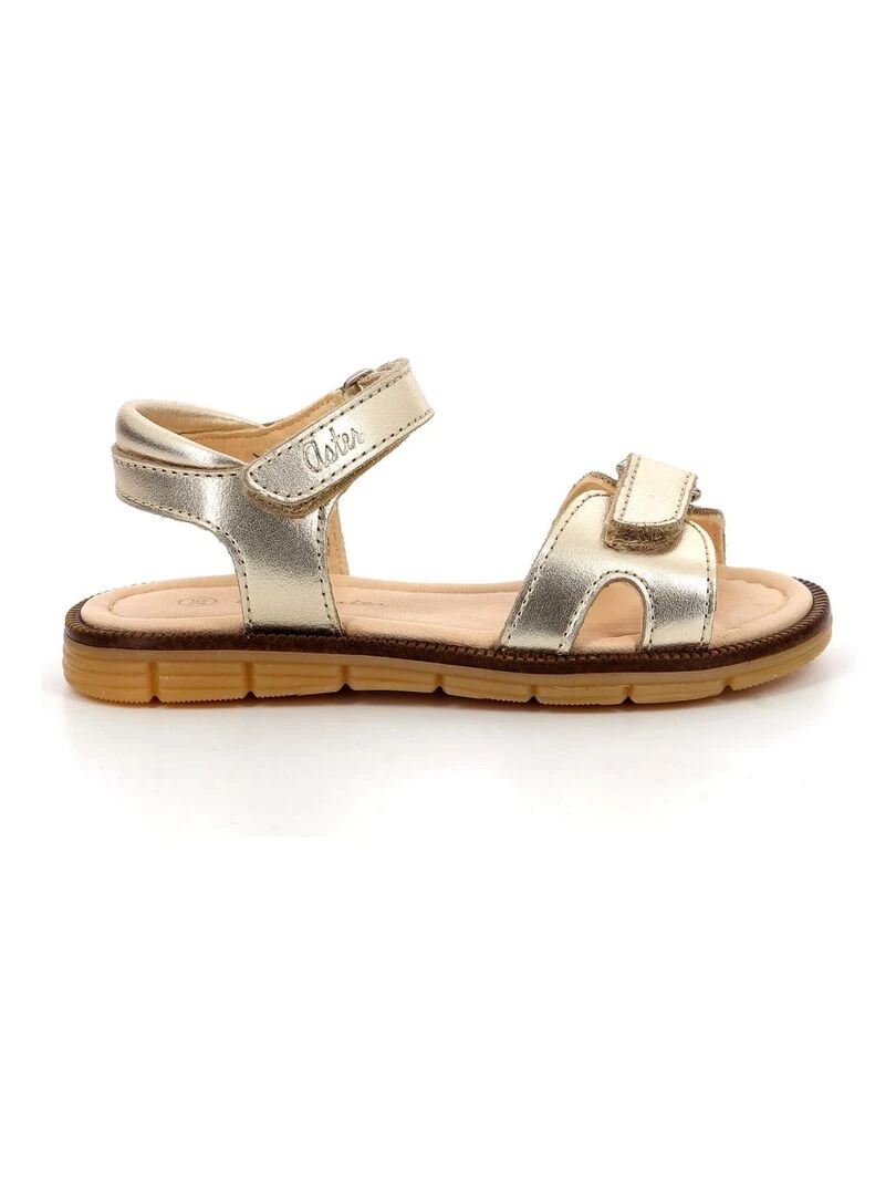 Sandales Cuir Grekia Doré/or