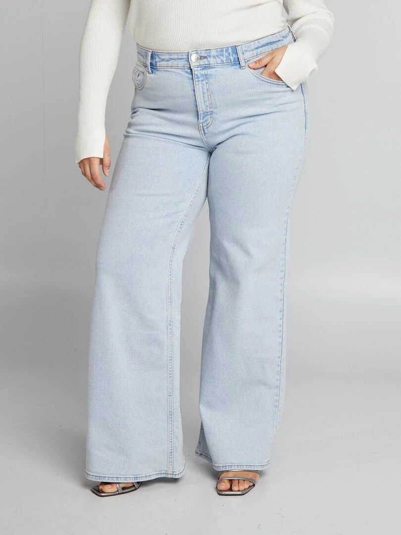 Jean wide leg / large Bleu