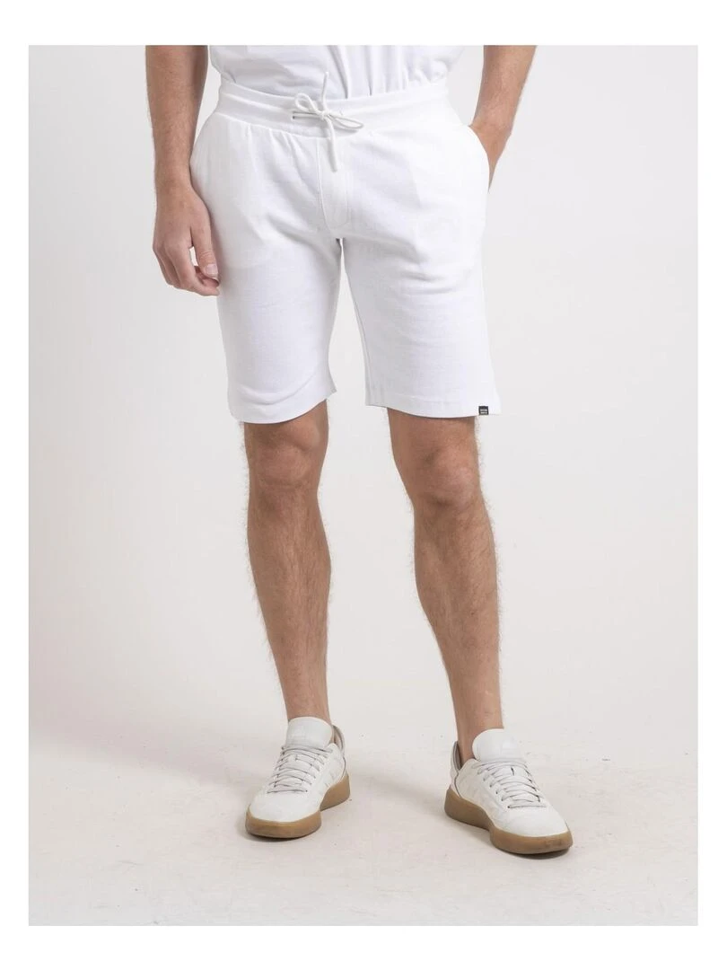 Bermuda maille BEVEER Blanc