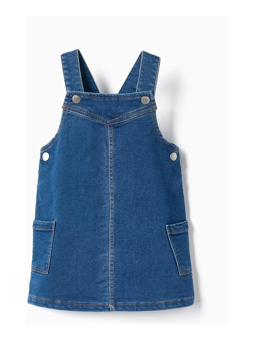 Robe Salopette en Jean pour Bébé Fille NORTHERN CALLING Bleu