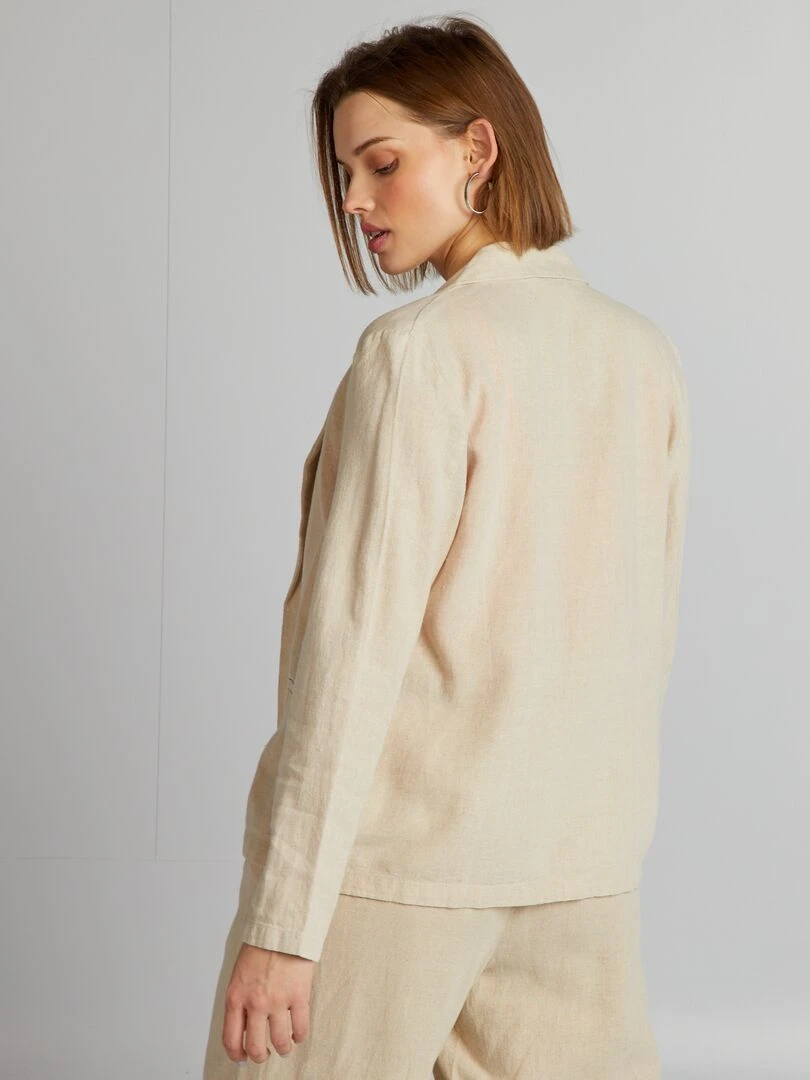 Veste blazer en lin 'JDY'   Beige