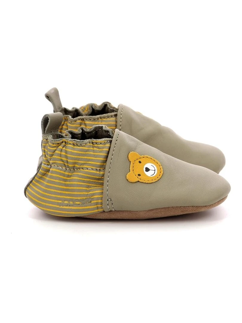 Chaussons Cuir Doubear Kaki