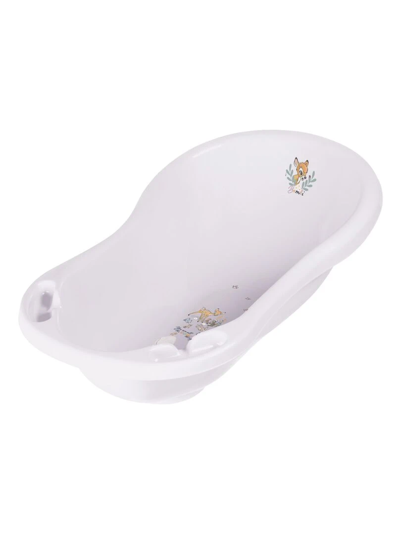 BAIGNOIRE 84 CM AVEC VIDANGE BAMBI DISNEY Blanc