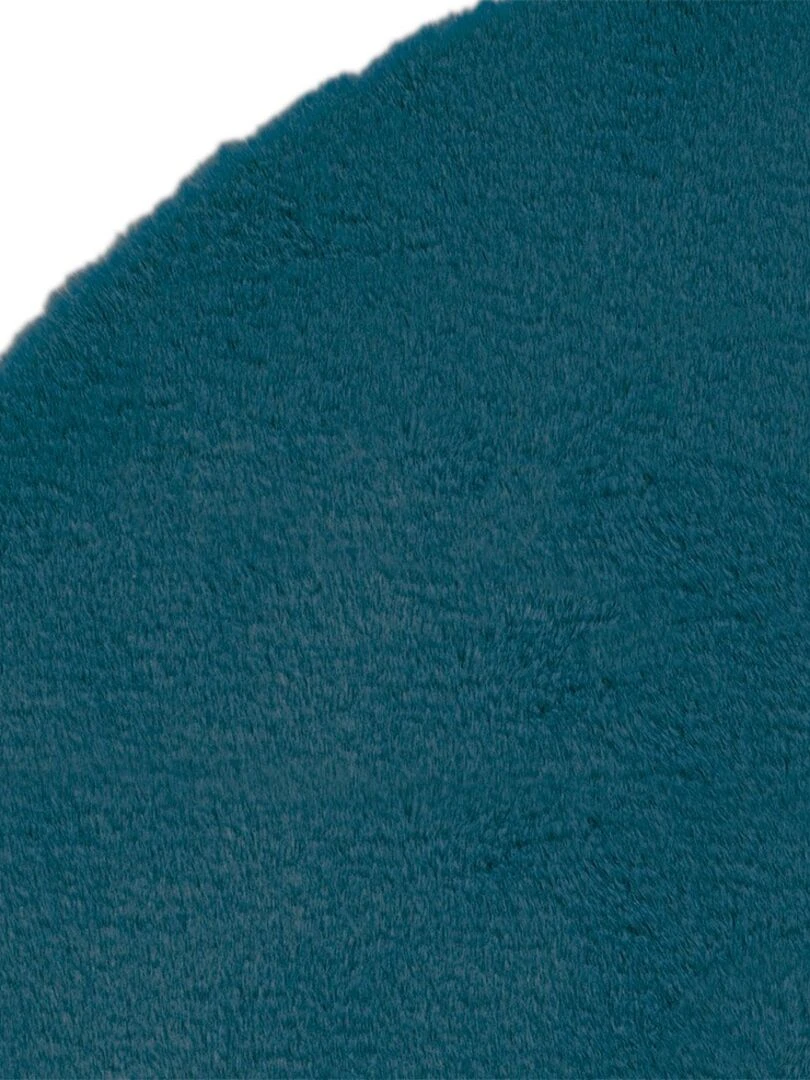 Tapis fausse fourrure extra doux CA 80 cm   Bleu