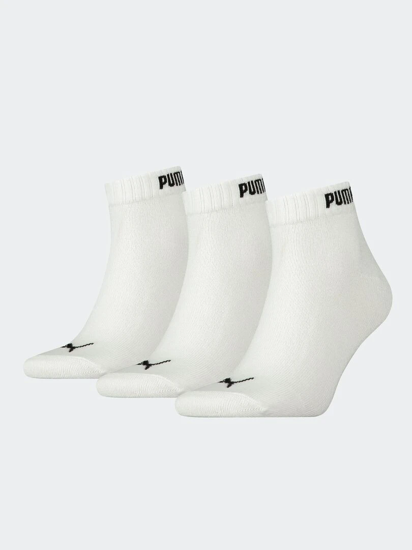 Lot de 3 paires de chaussettes 'Puma' Blanc
