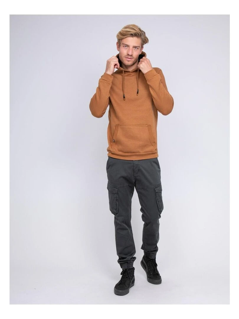 Sweat capuche WIDEM   Marron