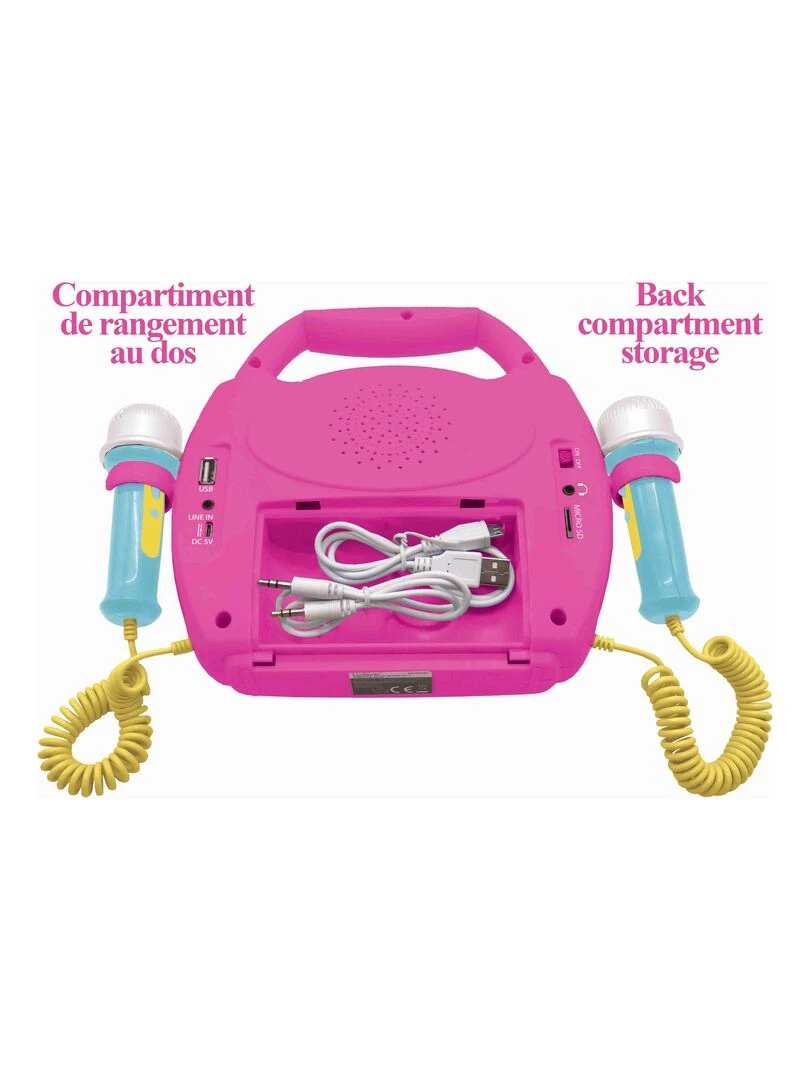 Enceinte Bluetooth Minnie Mouse Avec Effets Lumineux  Micros Et Batterie Rechargeable   N/A