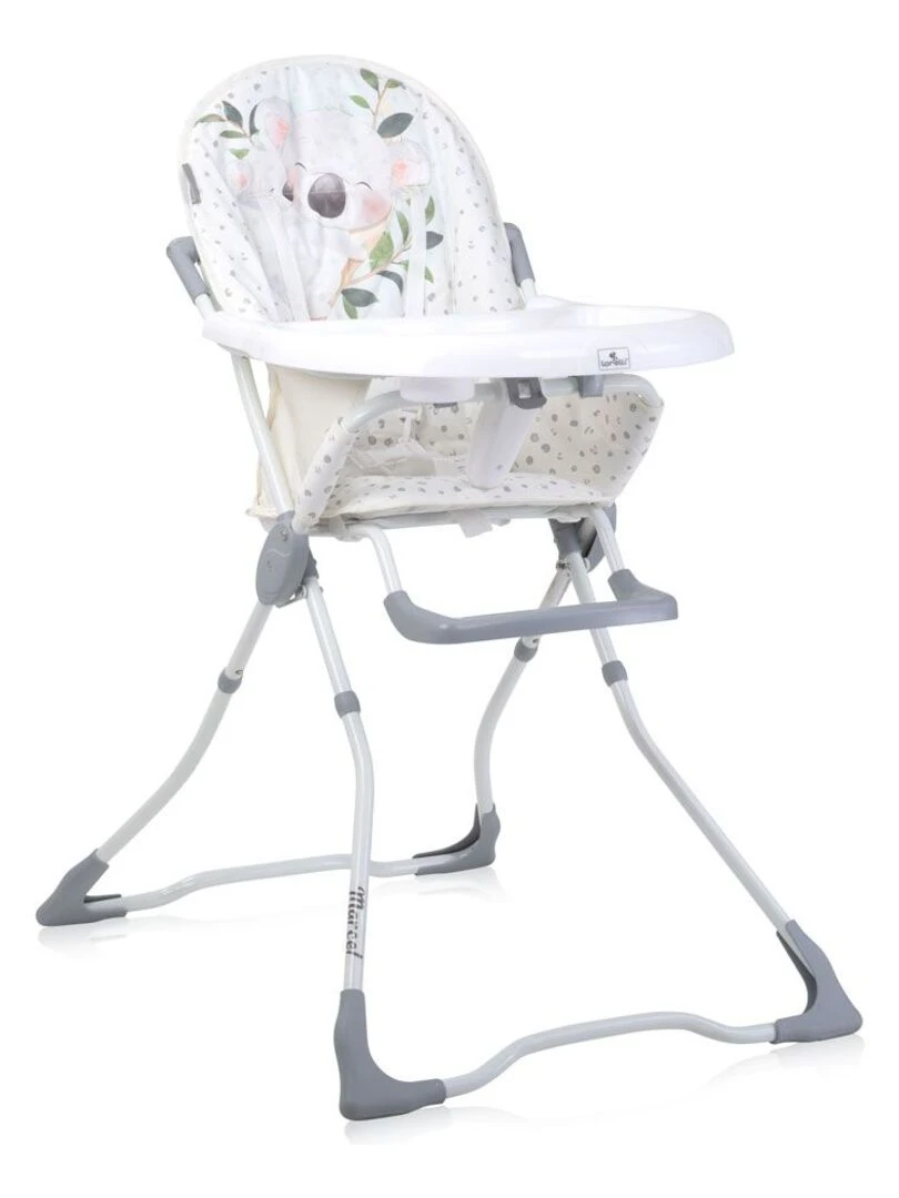 Chaise Haute pour bébé MARCEL Lorelli neige Blanc