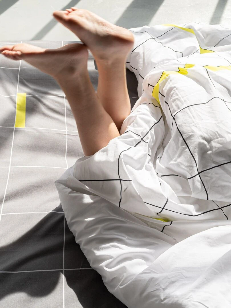 Housse de couette Firefly "Happyfriday" Blanc