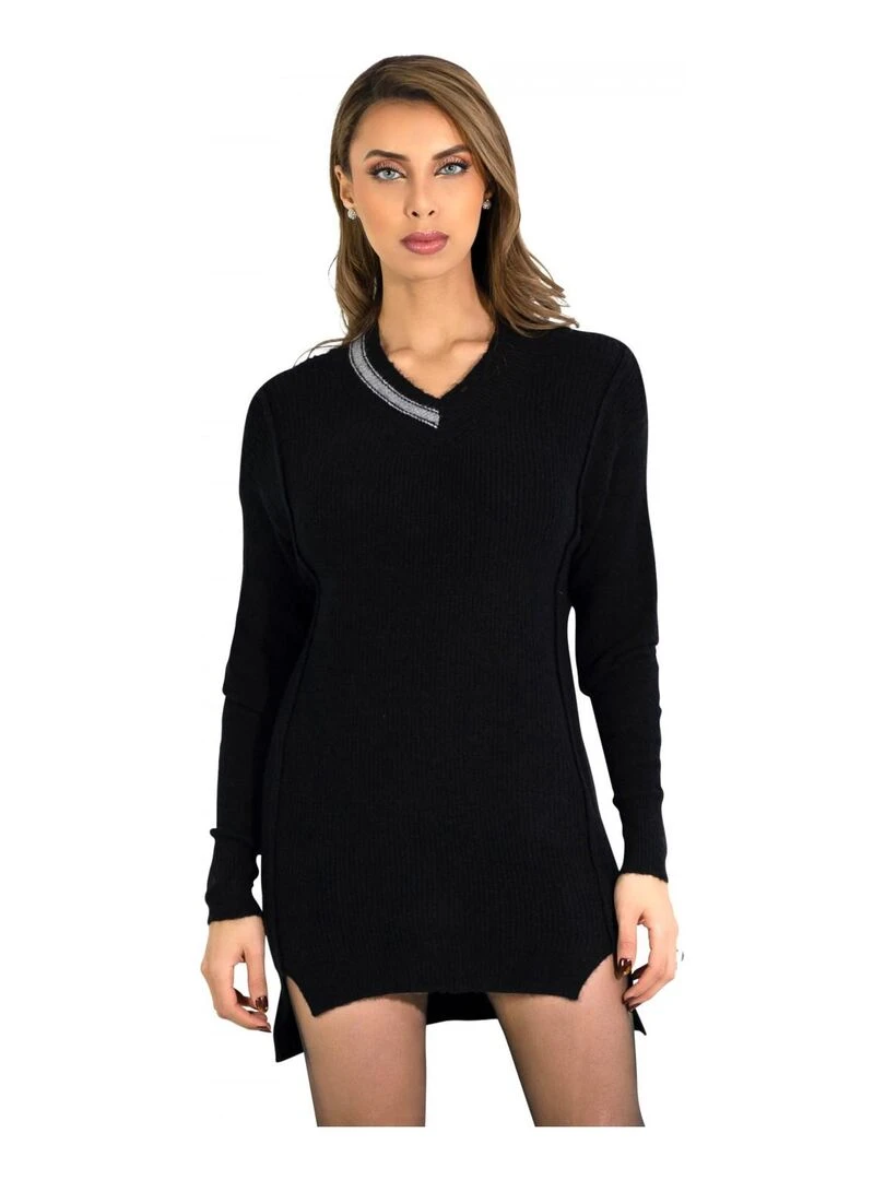 Robe Pull en laine Kebello Noir Noir