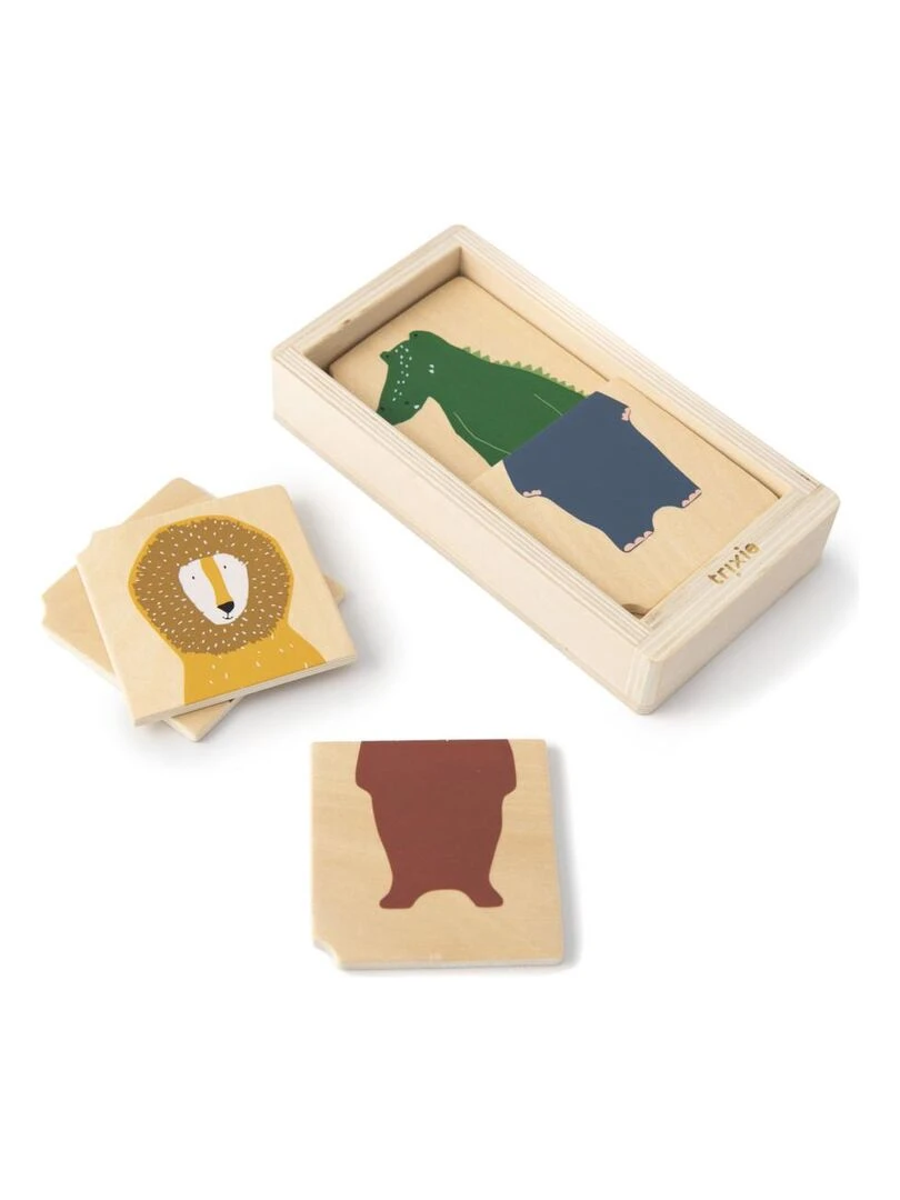 Puzzle animaux combo en bois Trixie Multicolore
