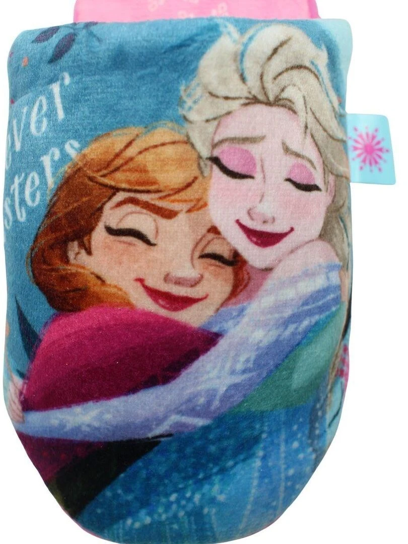 Disney   Pantoufle fille imprimé La Reine Des Neiges   Rose