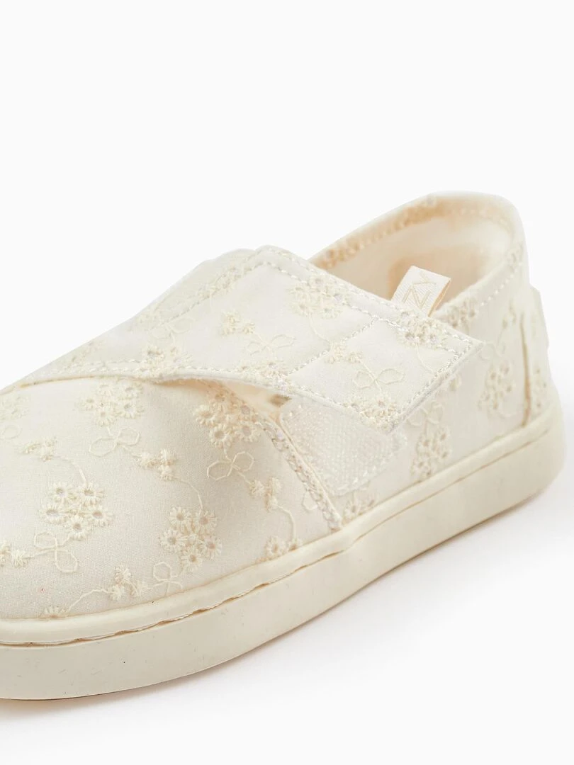 Espadrilles avec Broderie Anglaise pour Fille  MATISSE   Blanc