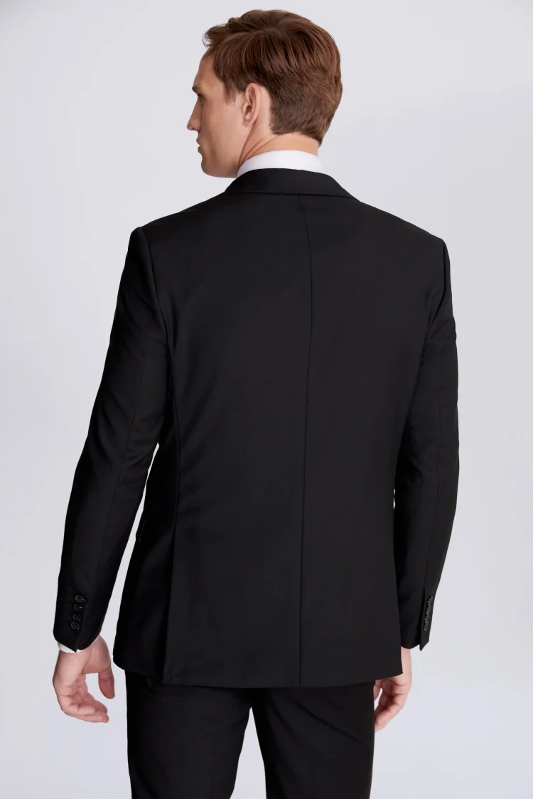 Tailored Fit Grey Stretch Jacket   Buy Online at Moss