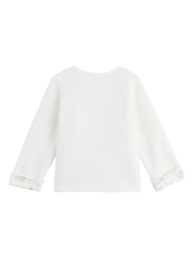 Gilet bébé mixte Tropicland Ecru