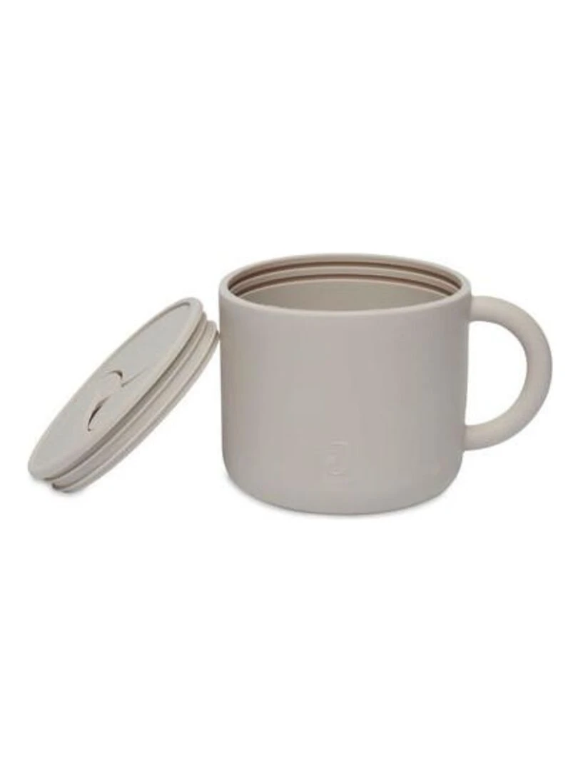 Gobelet à goûter avec couvercle Silicone Nougat   Jollein   Beige