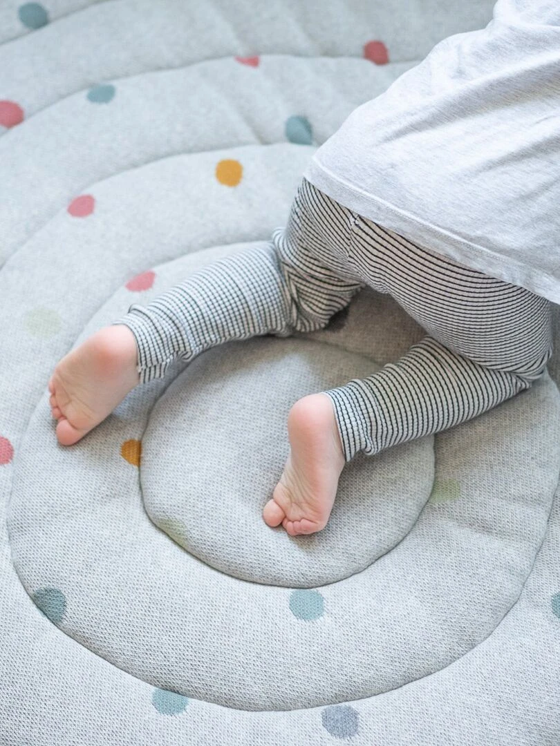 Tapis d’éveil 100% cotton   Gris