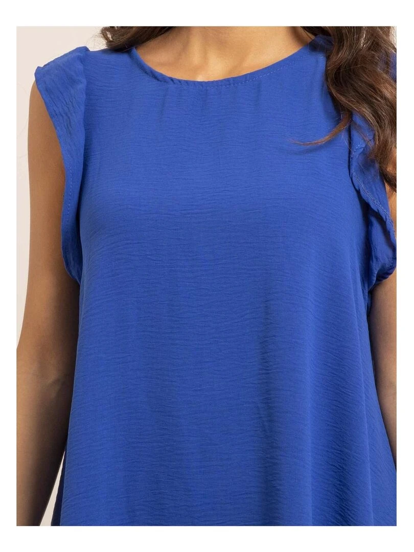 Robe courte INES   Bleu roi