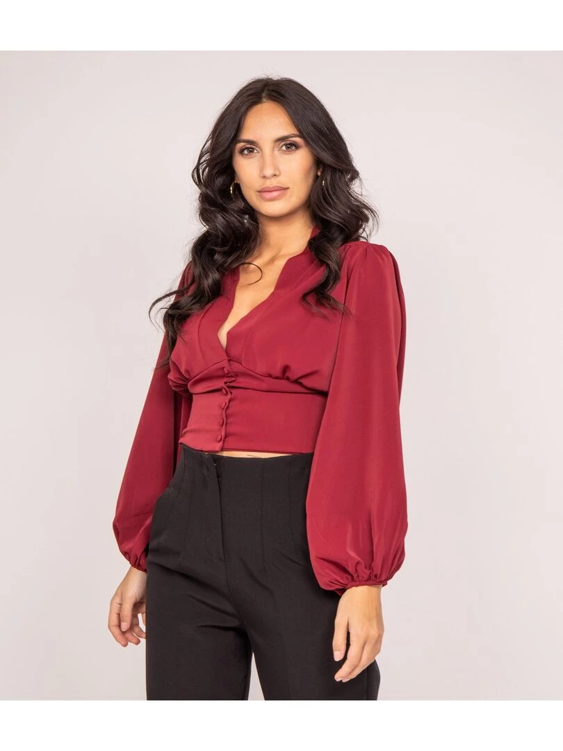 Blouse FOLIVIA Bordeaux