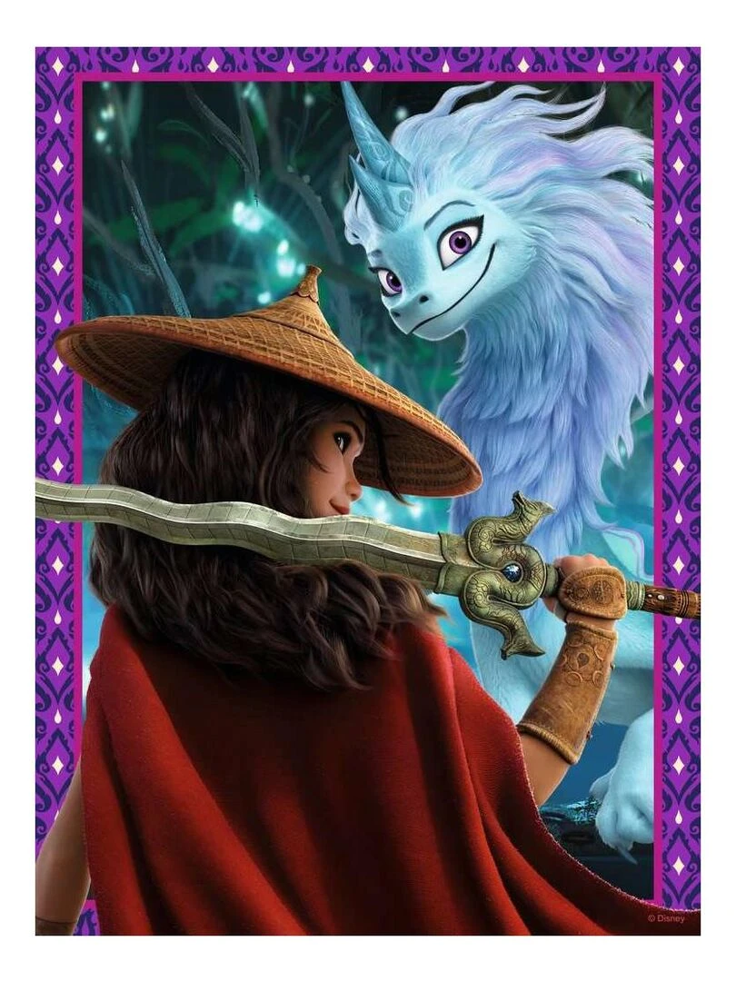 Puzzle 150 p XXL Les aventures de Raya et Sisu / Disney Raya et le dernier dragon N/A