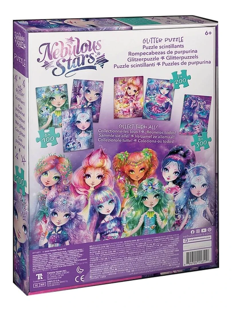 Puzzle Scintillant Nebulia et Stella 100 pièces   N/A